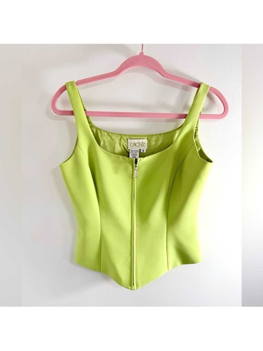 🌟 🍋‍🟩 Y2K Cache Two-Piece Corset / Skirt Set - Size 6 🍋‍🟩 🌟 - Picture 2 of 10